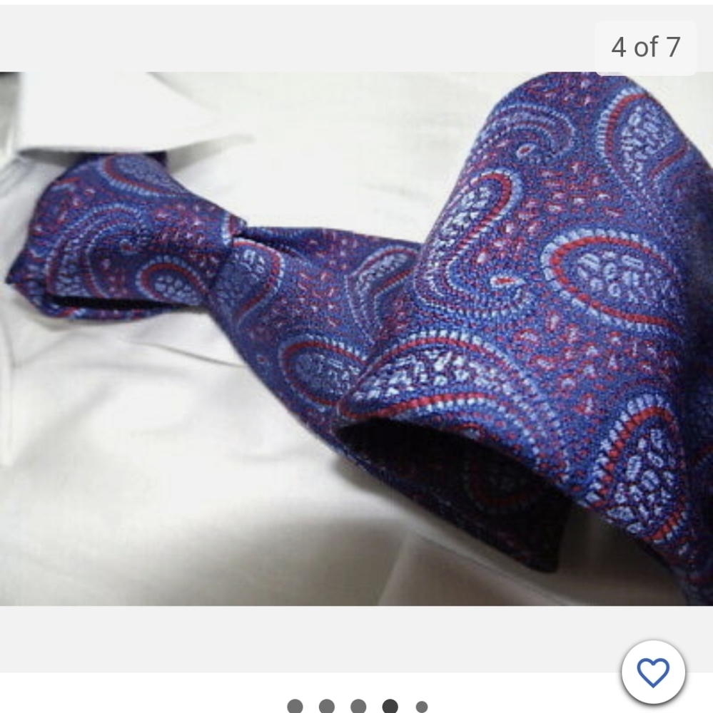 NWT ROBERT TALBOTT "BEST of CLASS" SILK PAISLEY TIE